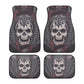 Halloween seat cover for truck, halloween seat cover for truck, flaming skull slip-on seat covers, horror seat cover for car, halloween car