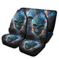 Gothic skull mat for vehicles, punisher skull seat cover for truck, reaper skull car seat belt covers, gothic skull car seat cover full sets