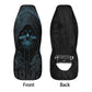 Skeleton car accessories, death skull seat cover protector, biker skull seat cover for car, biker skull car tool, flaming skull car seat cus