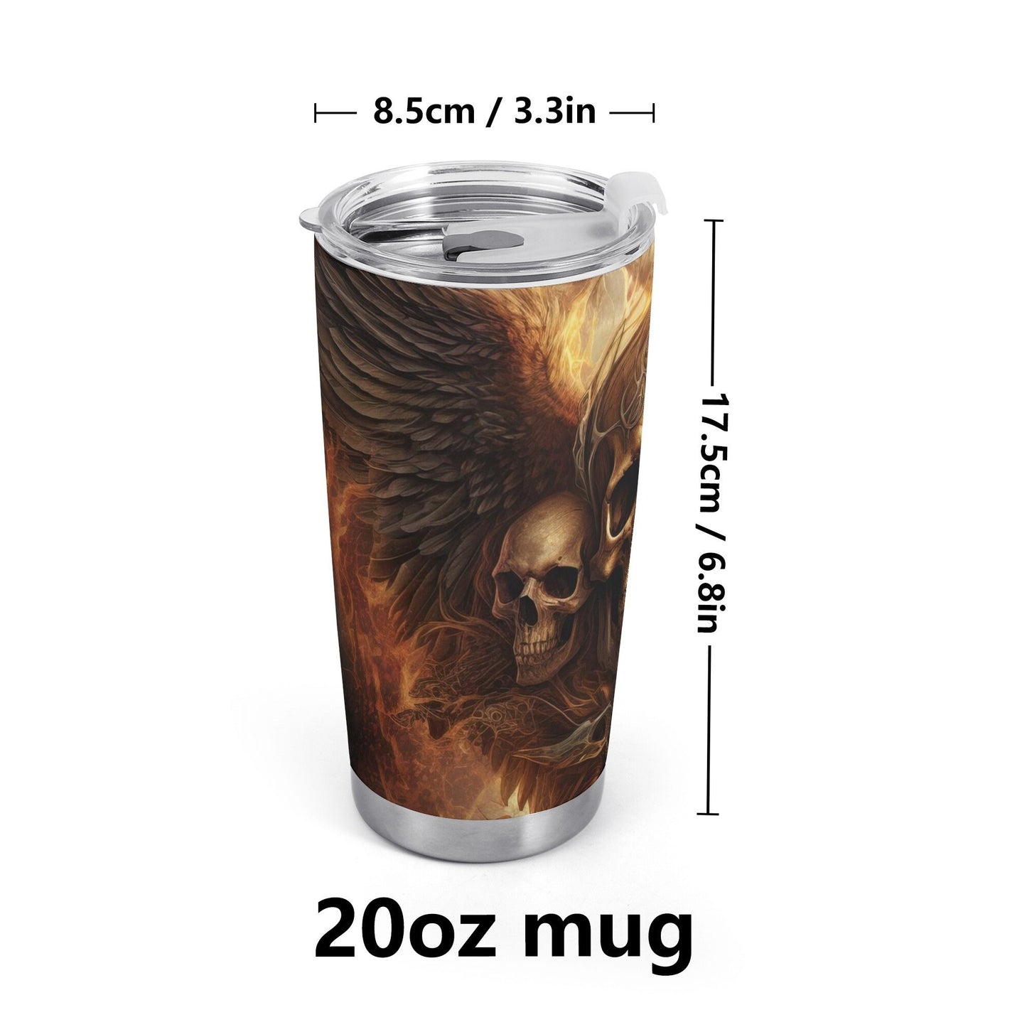 Skeleton tumbler cup mug, grim reaper tumbler, death skull tumblr, death with scythes tumbler cup mug, grim reaper tumblr, motorcycle skull