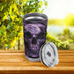 Skeleton mug, rose skull freezer Mug, christmas skull freezer Mug, flaming skull cup, rose skull coffee mug, horror freezer Mug, christmas s