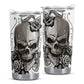Halloween coffee mug, gothic skull jumbo Mug, horror tumblr, motorcycle skull tumbler cup mug, halloween tumbler cup mug, flaming skull tumb