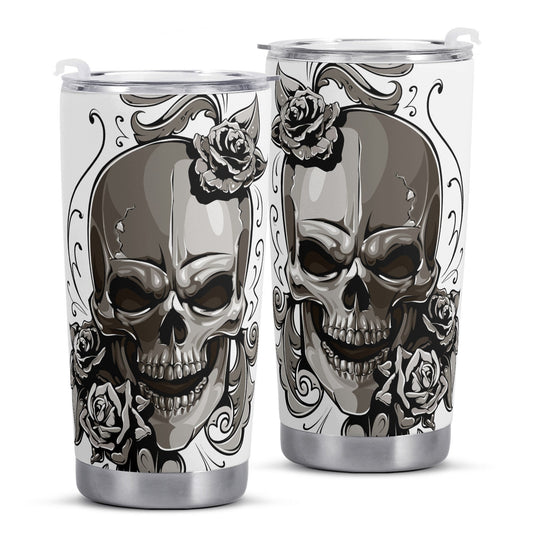 Halloween coffee mug, gothic skull jumbo Mug, horror tumblr, motorcycle skull tumbler cup mug, halloween tumbler cup mug, flaming skull tumb