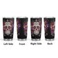 Day of the dead mug, dia de los muertos skull travel mug, floral sugar skull jumbo Mug, mexico mug, calaveras skull travel mug, cinco de may