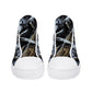 Punisher skull shoes for her, reaper skull shoes for her, rose skull men shoes, skull with scythes sneakers gift, evil face causual shoes, g