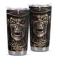 Death skull tumbler, flaming skull coffee mug, christmas skull cup, motorcycle skull coffee mug, flame skull tumbler, skull tumblr, grim rea
