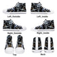 Punisher skull shoes for her, reaper skull shoes for her, rose skull men shoes, skull with scythes sneakers gift, evil face causual shoes, g