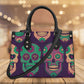 Day of the dead cosmetic bag, sugar skull crossbody bag, candy skull shoulder bag, candy skull bag with shoulder strap, day of the dead tote
