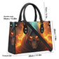 Horror travel bag, spooky death bag with shoulder strap, evil face women's purse, rose skull handbag with strap, rose skull shoulder bag, sk