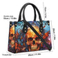 Flower skull cosmetic bag, skull women's handbag, skull handbag with strap, spooky death crossbody bag, gothic skull women's handbag, skelet