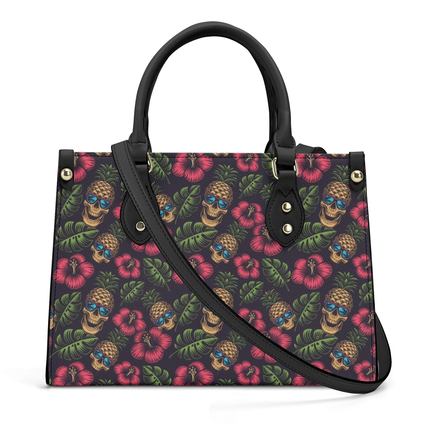 Evil face handbag with strap, evil travel bag, Spooky Halloween travel bag, christmas skull handbag with strap, dark horror bag with shoulde