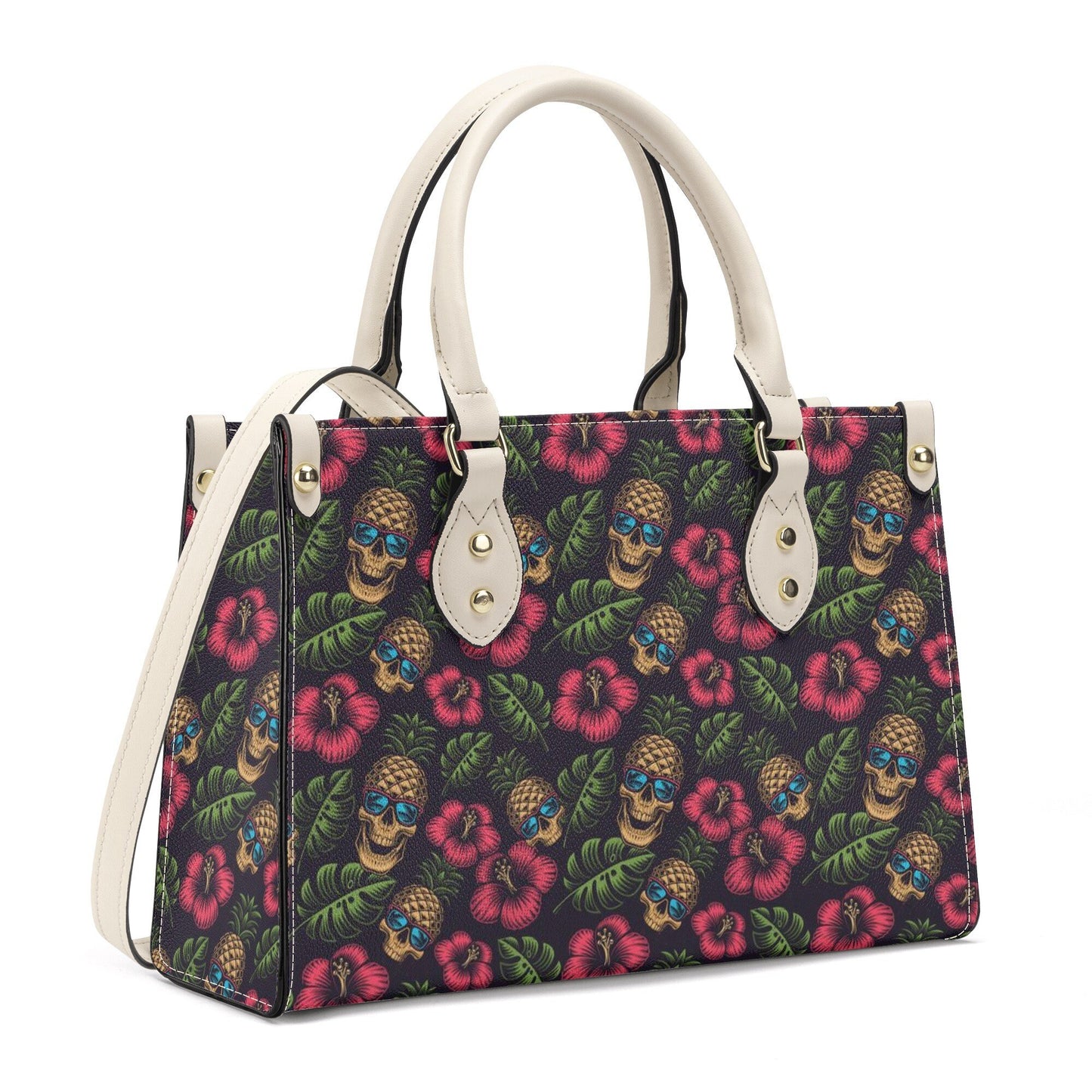 Evil face handbag with strap, evil travel bag, Spooky Halloween travel bag, christmas skull handbag with strap, dark horror bag with shoulde