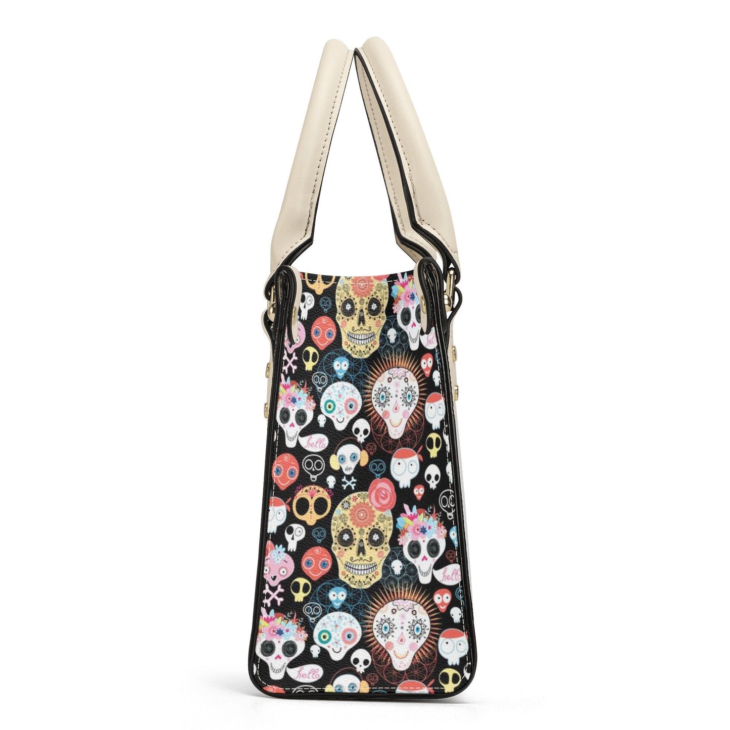 Skeleton messenger bag, skeleton cosmetic bag, evil face purse, halloween messenger bag, gothic skull messenger bag, devil ghost purse, hood