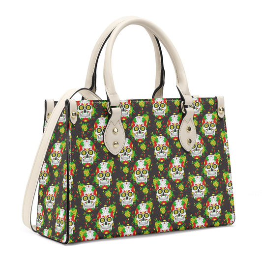 Sugar skull cosmetic bag, dia de los muertos skull travel bag, sugar skull travel bag, day of the dead women's purse, day of the dead handba