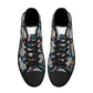 Day of the dead women sneakers, calaveras skull canvas shoes, candy skull shoes gift, sugar skull girl causual sneakers, candy skull shoes g