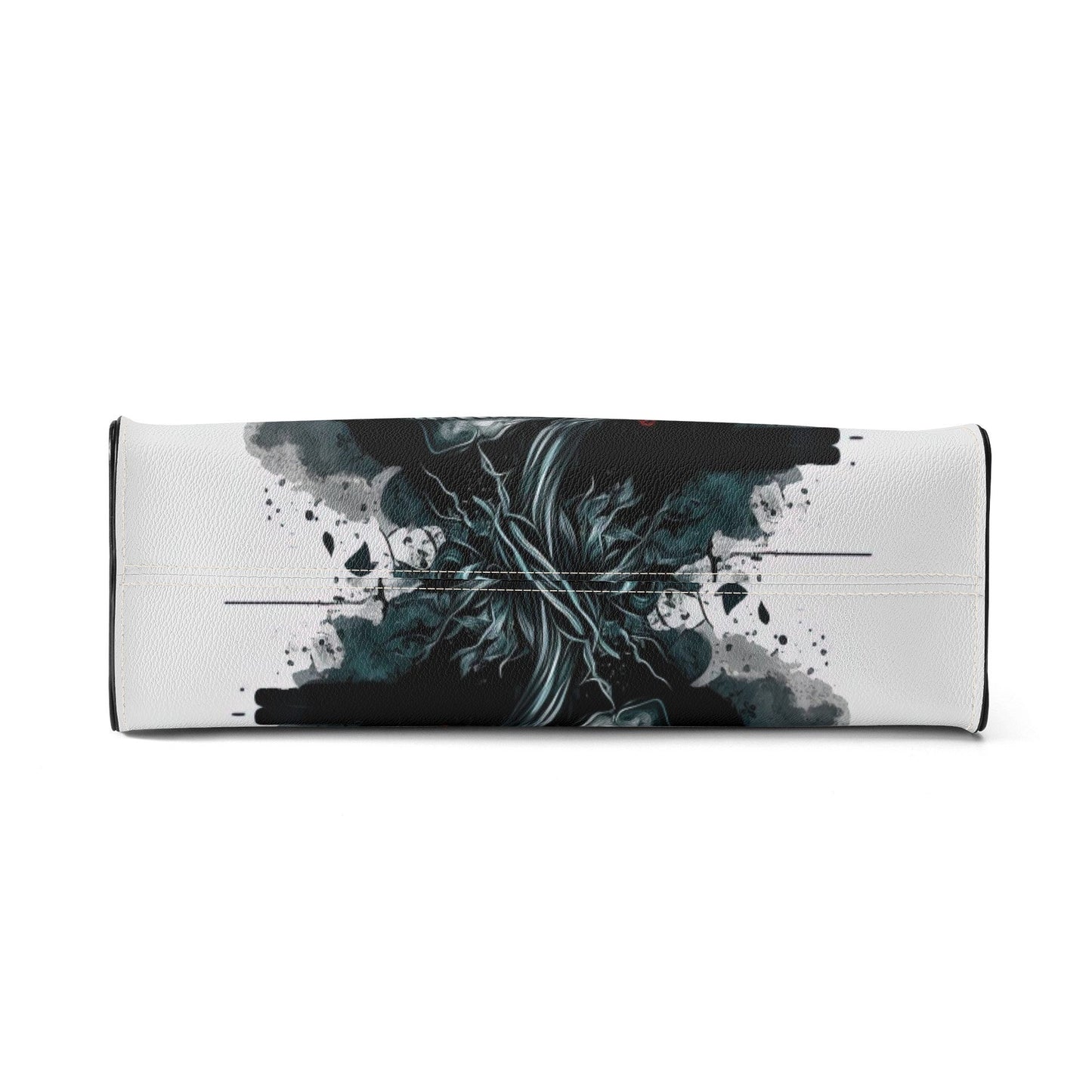 Reaper skull tote bag, death skull shoulder bag, punisher skull body bag, flaming skull travel bag, dark horror body bag, evil face handbag,