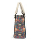 Calaveras skull women's purse, cinco de mayo skull crossbody bag, sugar skull girl travel bag, mexican skull bag with shoulder strap, dia de