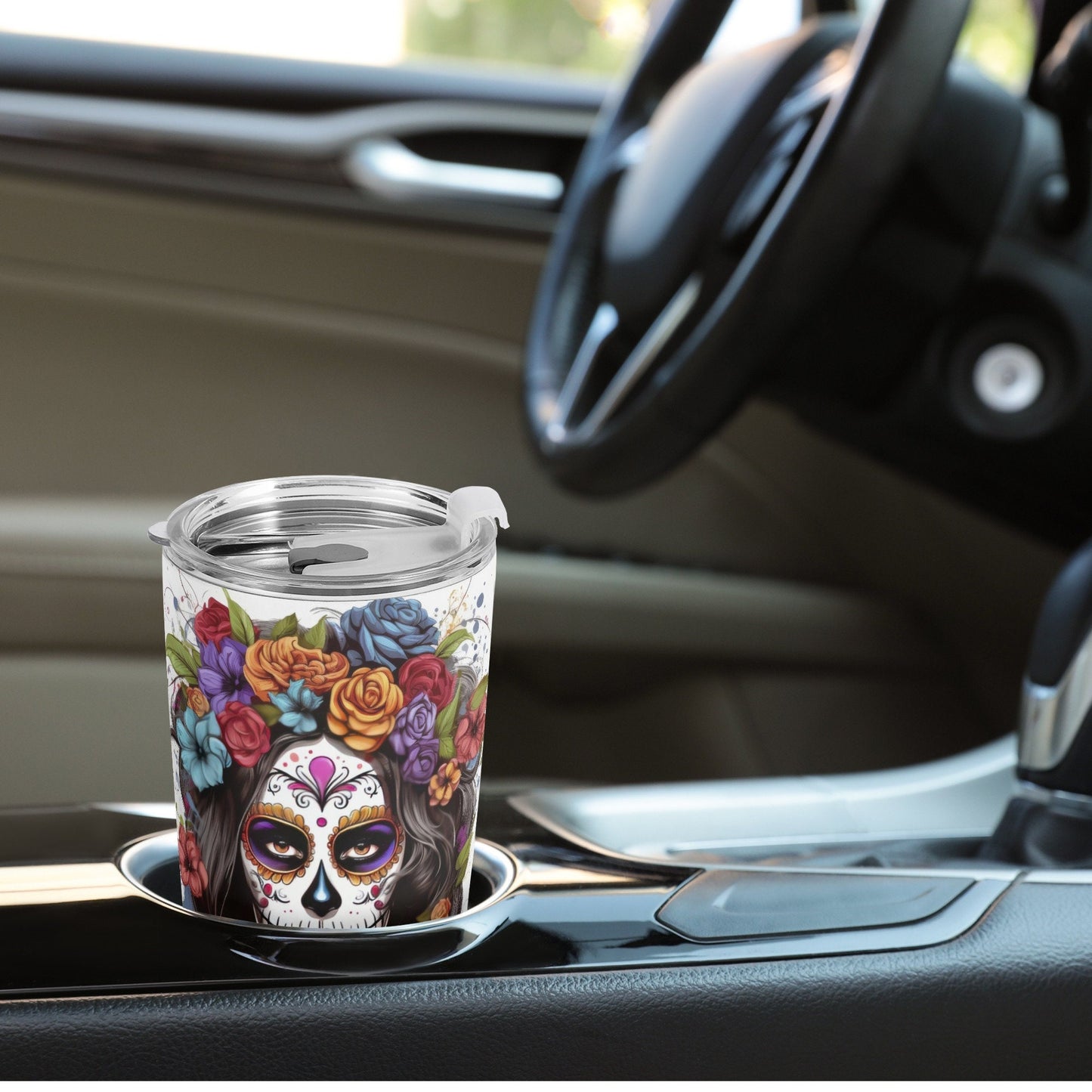 Calaveras skull coffee mug, calaveras skull beer mug, floral sugar skull cup, sugar skull girl cup, dia de los muertos skull jumbo Mug, dia