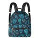 Mexican skull backpack, sugar skull backpack for school, dia de los muertos skull Travel backpack, dia de los muertos skull carry on bag, di