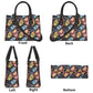 Sugar skull tote bag, mexican skull bag with shoulder strap, mexican skull cosmetic bag, candy skull shoulder bag, calaveras skull crossbody