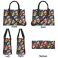 Sugar skull tote bag, mexican skull bag with shoulder strap, mexican skull cosmetic bag, candy skull shoulder bag, calaveras skull crossbody