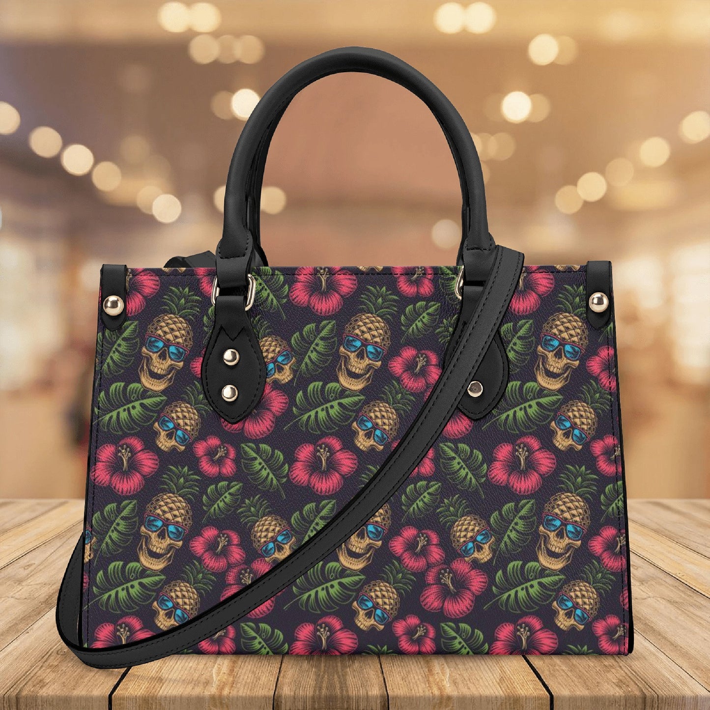 Evil face handbag with strap, evil travel bag, Spooky Halloween travel bag, christmas skull handbag with strap, dark horror bag with shoulde