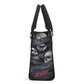 Punisher skull handbag with strap, hooded skull handmade bag, no see no hear skull handbag reaper skull shoulder bag, hooded skull tote bag,