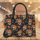 Hooded skull travel bag, hooded skull shoulder bag, motorcycle skull handmade bag, reaper skull shoulder bag, punisher skull crossbody bag,