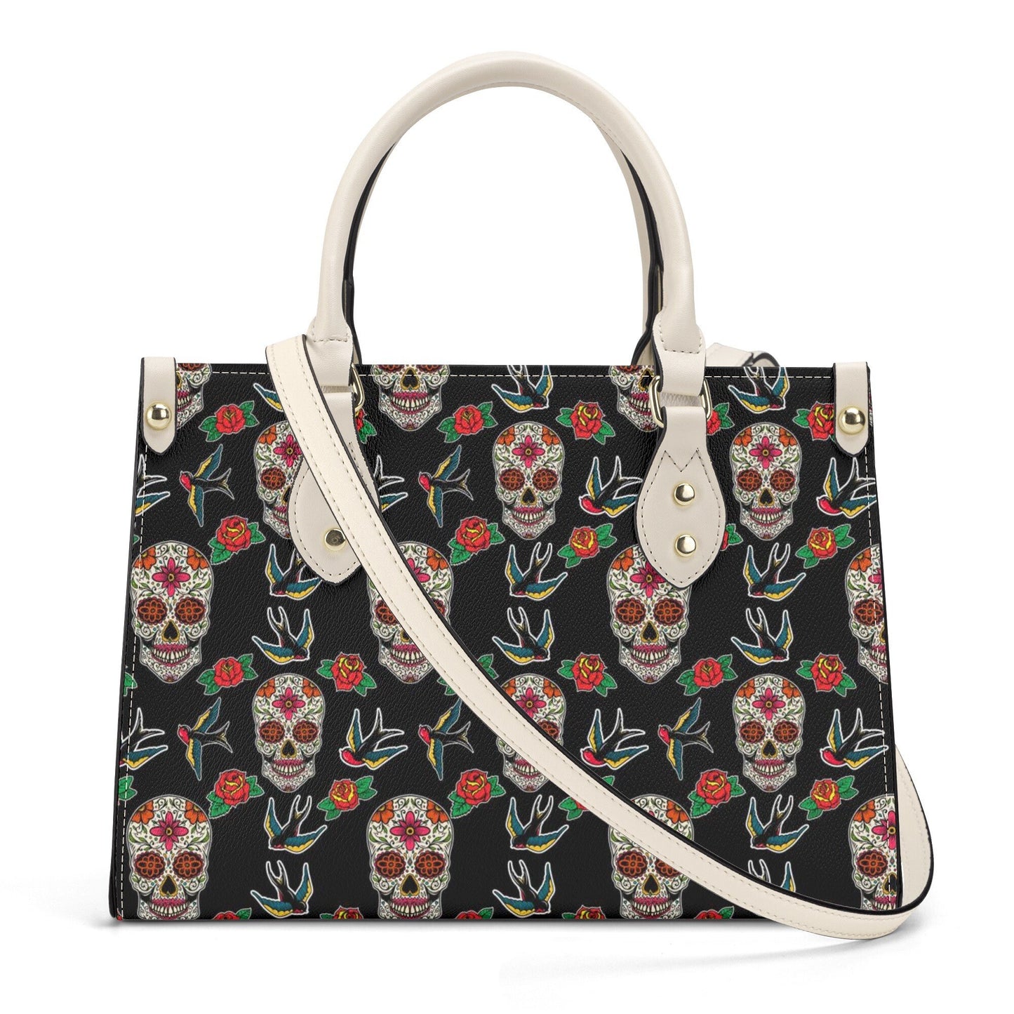 Cinco de mayo skull tote bag, day of the dead travel bag, dia de los muertos skull large tote bag, floral skull travel bag, mexico tote bag,