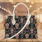 Cinco de mayo skull tote bag, day of the dead travel bag, dia de los muertos skull large tote bag, floral skull travel bag, mexico tote bag,