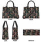 Cinco de mayo skull tote bag, day of the dead travel bag, dia de los muertos skull large tote bag, floral skull travel bag, mexico tote bag,