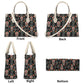 Cinco de mayo skull tote bag, day of the dead travel bag, dia de los muertos skull large tote bag, floral skull travel bag, mexico tote bag,