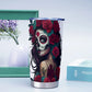 Candy skull beer mug, sugar skull freezer Mug, dia de los muertos skull jumbo Mug, mexico jumbo Mug, floral sugar skull jumbo Mug, cinco de
