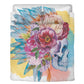 Flower skull comforter set, halloween pillow cover, skeleton pillow cover, death skull pillow cover, flame skull duvet cover, devil ghost pi