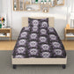 Sugar skull girl pillow cover, dia de los muertos skull bedding, cinco de mayo skull duvet cover set, calaveras skull comforter set, floral