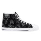 Hooded skull shoes gift, skull canvas shoes, punisher skull women shoes, christmas skull women shoes, christmas skull shoes gift, death with