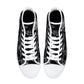 Hooded skull shoes gift, skull canvas shoes, punisher skull women shoes, christmas skull women shoes, christmas skull shoes gift, death with