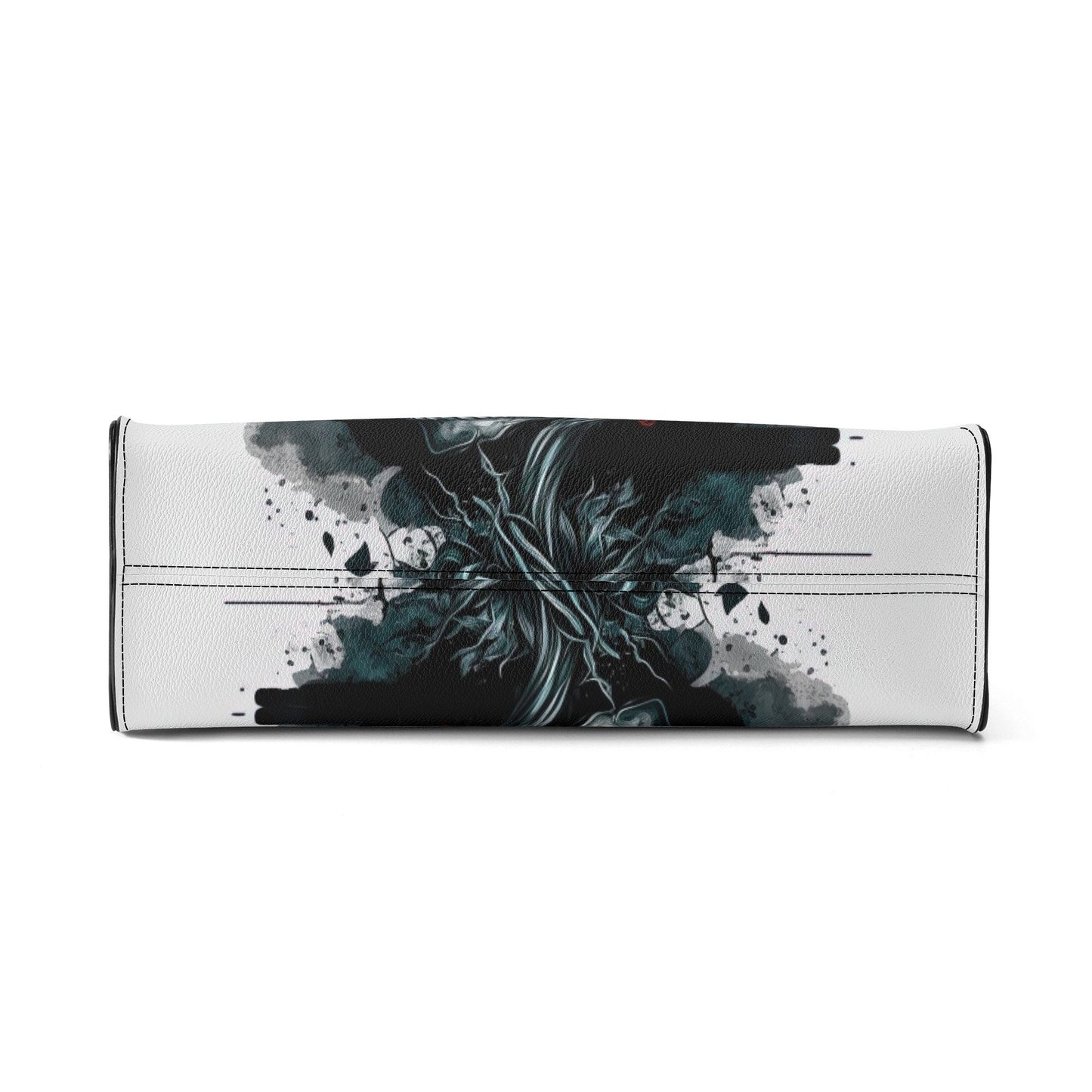 Reaper skull tote bag, death skull shoulder bag, punisher skull body bag, flaming skull travel bag, dark horror body bag, evil face handbag,