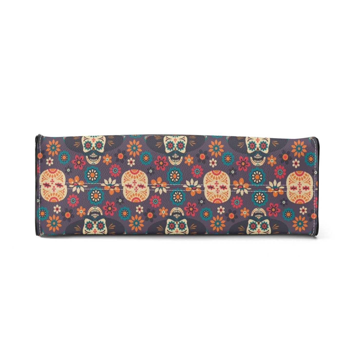 Calaveras skull women's purse, cinco de mayo skull crossbody bag, sugar skull girl travel bag, mexican skull bag with shoulder strap, dia de