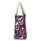 Sugar skull cosmetic bag, sugar skull messenger bag, sugar skull women's handbag, mexico messenger bag, mexico handbag with strap, mexican s