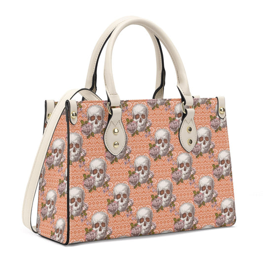 Devil ghost handbag with strap, death skull handmade bag, evil handbag with strap, goth women's handbag, death skull body bag, hooded skull