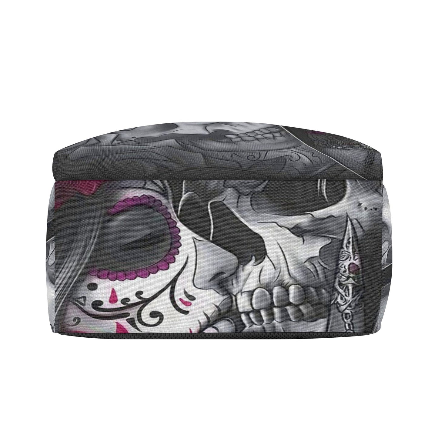 Sugar skull backpack, day of the dead backpack, candy skull backpack, sugar skull purse, sugar skull shoulder bag, mexico skull backpack