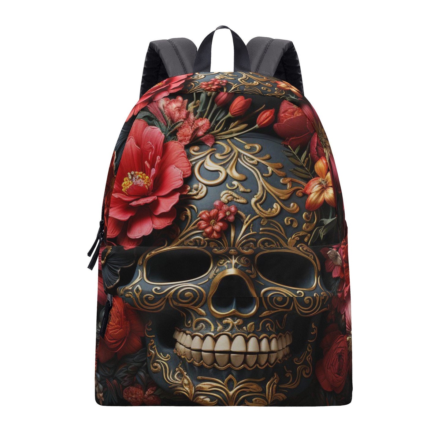 Halloween student backpack, hooded skull carry on bag, grim reaper backpack purse for girl, grim reaper backpack, evil face backpack, goth S