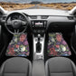 Skeleton car rug, motorcycle skull seat cover for car, motorcycle skull car seat protector cover, death skull car accessories, flame skull c