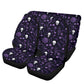 Goth seat cover for car, skull in fire seat cover for car, halloween mat for vehicles, halloween car handbrake covers, skull car cushion cov
