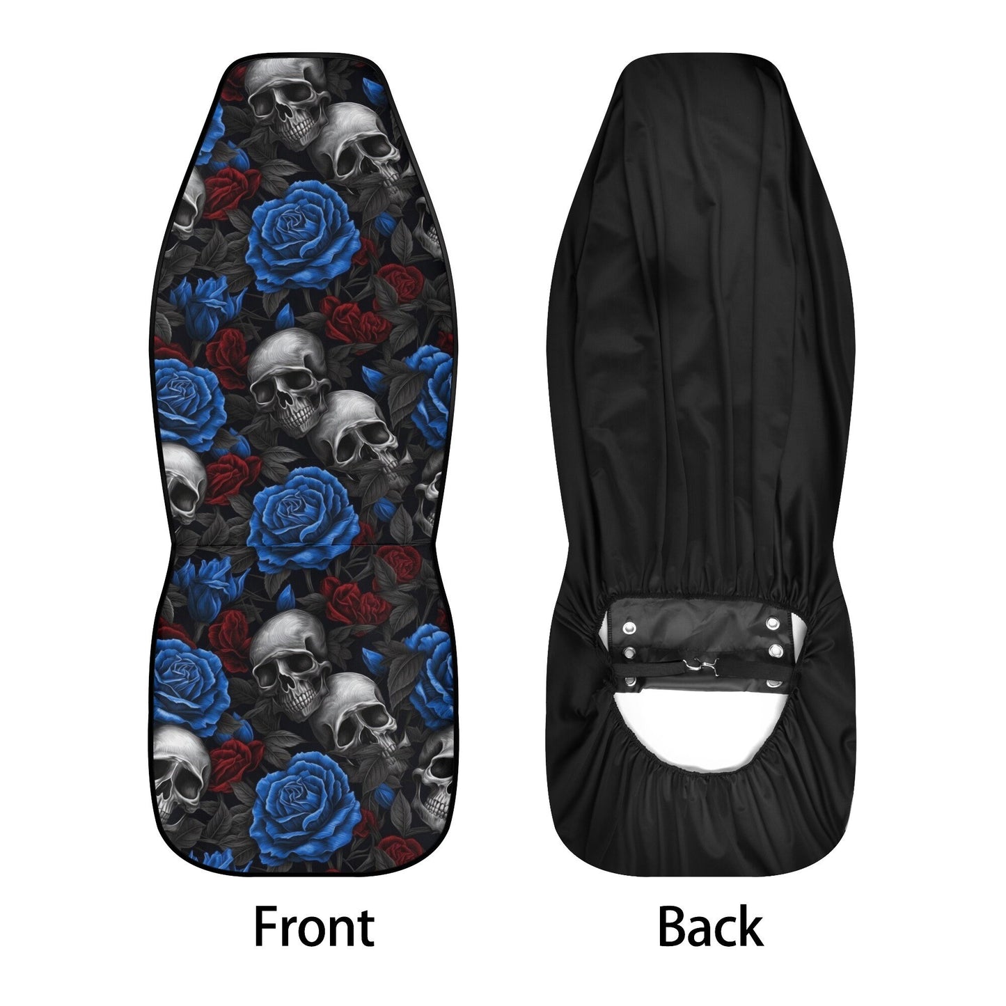 Spooky death car tool, floral skull cover cushion accessories for Cars, biker skull car headrest covers, motorcycle skull car shifter gear c