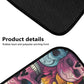 Evil face rug mat for car, floral skull slip-on seat covers, dark horror seat cushion, evil car accessories, flame skull car seat cover full