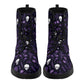 Gothic skull waterproof Lace Up Anti-Slip platform nooties, christmas skull ankle booties, Spooky Halloween boots, goth waterproof boot, got