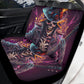Evil rug for car, horror car seat cover full set, evil seat cover for vehicles, hooded skull car protector, flame skull car tool, flower sku