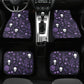 Goth seat cover for car, skull in fire seat cover for car, halloween mat for vehicles, halloween car handbrake covers, skull car cushion cov